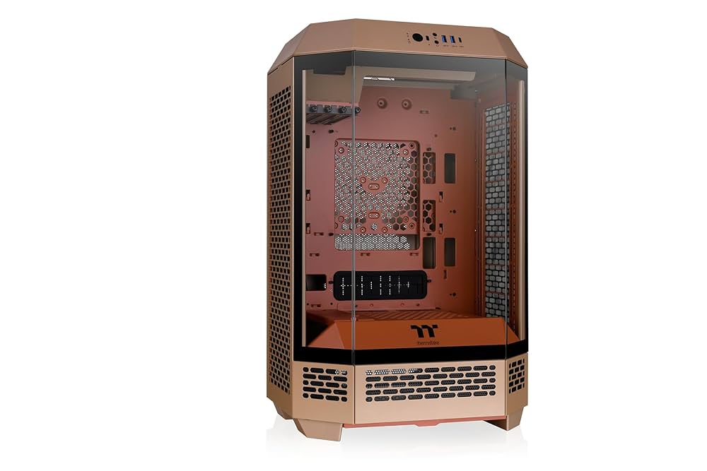 [一部傷]TheTower300八角柱 Micro−ATX PCケース Thermaltake、八角柱ボディを採用したミニタワー型PCケース「The
